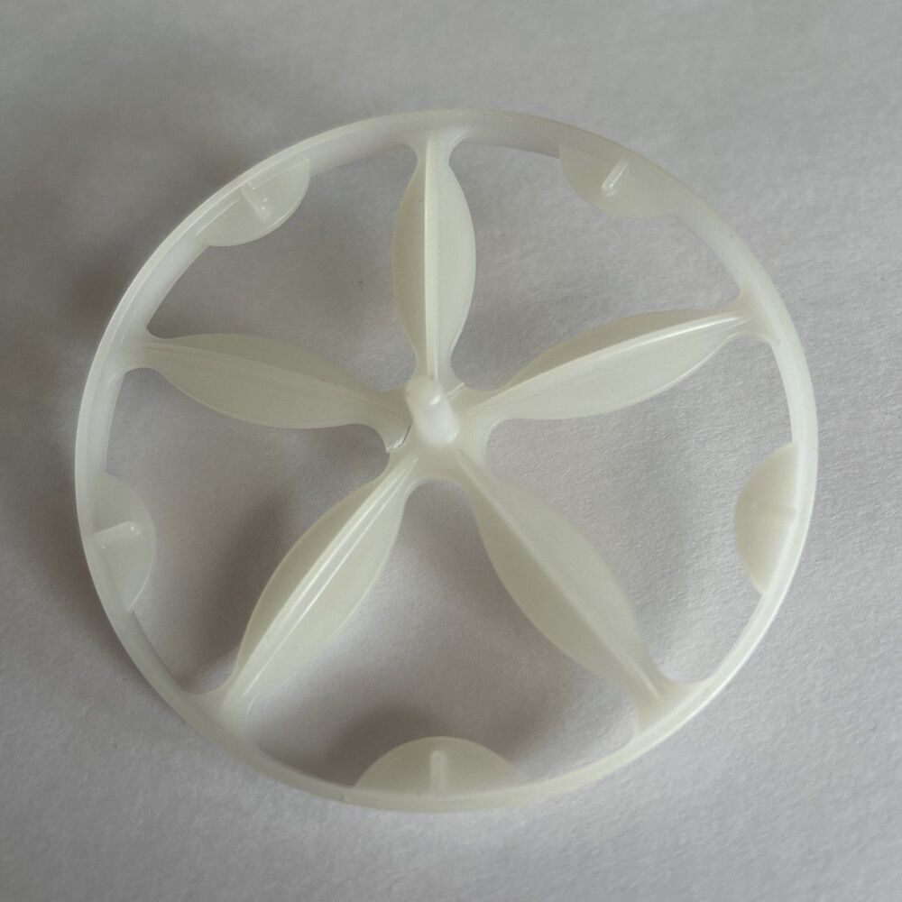 Vintage Tupperware Quick Shake Mixer Shaker Clear Round Mixing Wheel Only 846